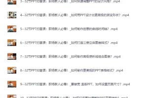 《B站付费课程：旁门左道PPT八合一 + PPT高手修神记》