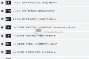 核聚北大学霸私藏的高效学习术课程