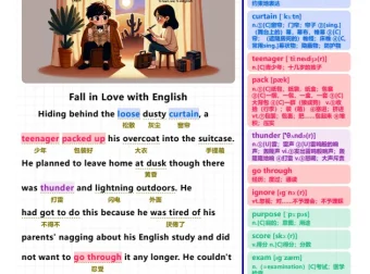 《40篇短文记完高中3500核心词汇》单词批注版 高清精美排版