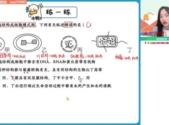 2024高一生物必修一系统课：杨雪秋季班精讲与笔记