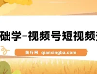 0基础学视频号短视频变现课程：新人适用的短视频变现秘籍