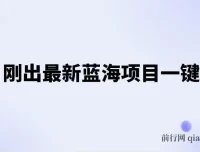 五月新出蓝海项目一键托管课程：躺赚收益分成