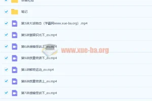 李雪东初二物理暑假精英班课程（9讲带讲义完结）
