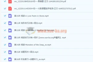 初一春季英语全国版S课程（刘伟义、靳旸宁）
