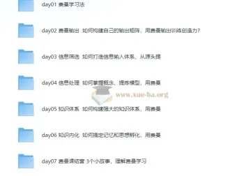 费曼学习法7天特战营