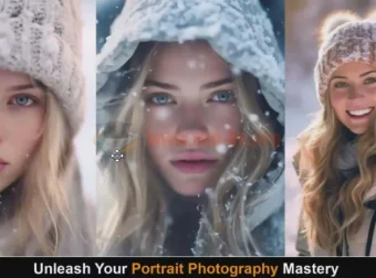 Midjourney v5、ChatGPT和Bard AI人工智能人像摄影大师班15节课程 – 中英字幕