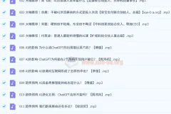 AI实践真知课（31集全）