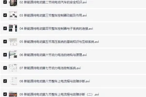 《新能源汽车维修课程》：掌握前沿技术，开启行业新征程