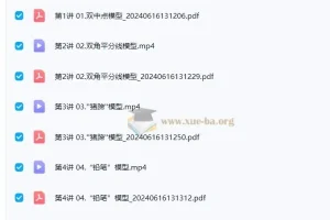 朱韬初中数学：初中几何必会76种模型课程