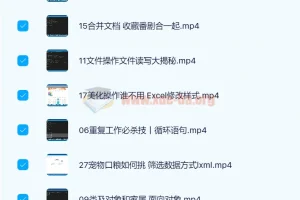 Python实战精讲：萌新系统入门课程