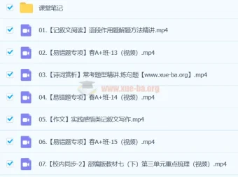 初一语文培训班（宋北平）2024春季A+班