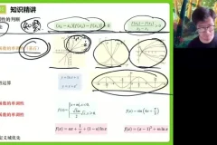 付力高二数学春季班：导数、概率、函数专题突破课程