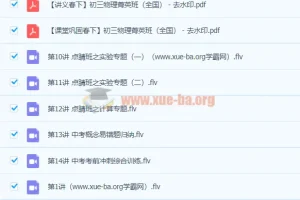 杜春雨初三物理菁英班课程