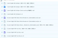 通过迪士尼电影学习英语外教精讲课（中、英双字幕）