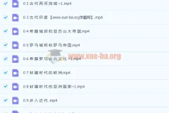 初三历史上学期12讲课程