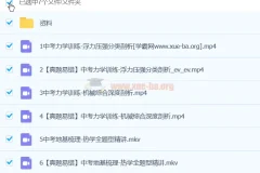 杨萌物理初三中考物理A+春季班（春下）