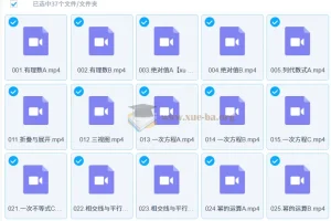 大海初中数学学霸班课程
