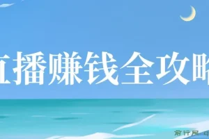 直播赚钱全攻略课程