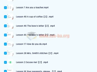 雪梨老师《新概念英语》前50讲课程