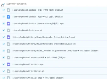 通过迪士尼电影学习英语外教精讲课（中、英双字幕）