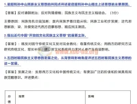 历年高考历史论述题常考3大主题资料