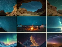 照片后期特效合成课：换天空、加礼花、极光、星轨等实用技巧教学