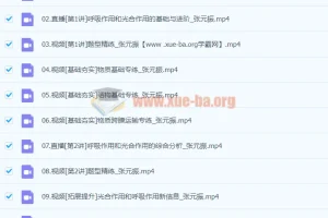 张元振2024高三高考生物暑假班课程