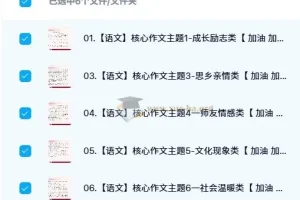 2024中考语文记叙文写作一本通
