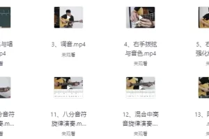 吉他零基础系统教程：从入门到大师级
