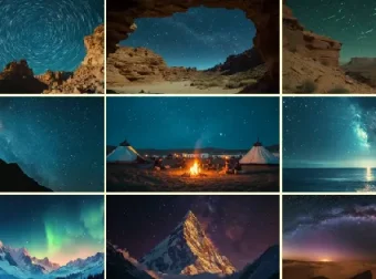 照片后期特效合成课：换天空、加礼花、极光、星轨等实用技巧教学