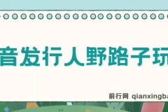 抖音发行人野路子玩法：手机操作实现高收益