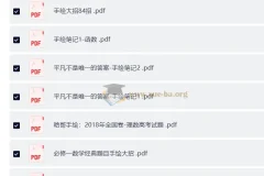 高中数学手绘大招集合