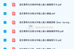 名校课堂素养天天练（1 – 6 年级上下册）