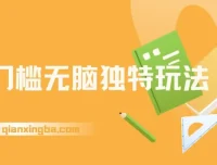 零门槛电商项目：独特玩法轻松日入300+，高复购矩阵无上限
