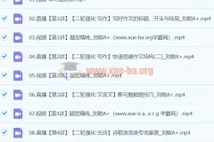 2024高三高考语文刘聪A+寒假班课程