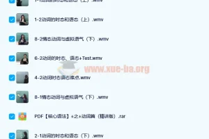 高中英语核心语法：动词讲解精讲版