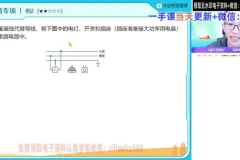 2024届初三物理A+班：谭清军秋季高效提分课程