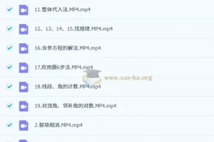 初中初一数学解题大招课程