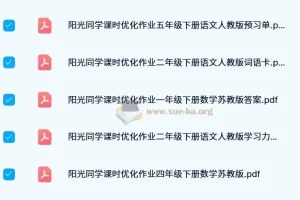 阳光同学课时优化作业