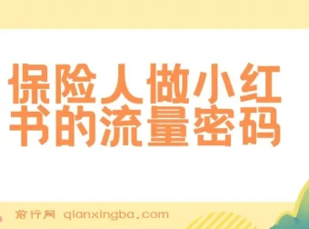 保险人做小红书的流量密码：从0到1掌握保险展业新技能
