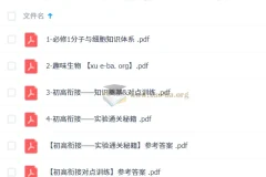 新高一生物目标双一流班 – 周云