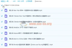 董嘉琳小学三年级英语寒假班课程（7讲完结）