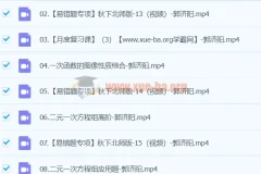 2024初二数学郭济阳北师版A+秋季班（下）