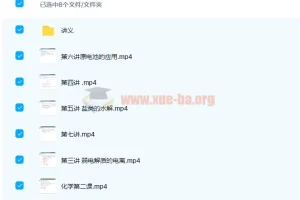 李霄军高中化学高二暑假选修4课程