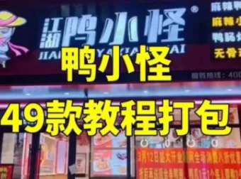 鸭小怪全套美食制作课程