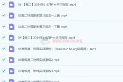 高二物理李琳寒假春季班课程