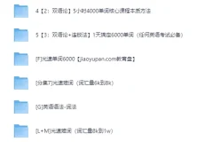 光速英语12000词单词课与语法课程