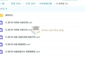 郑梦瑶2026届高三高考物理尖端班一轮秋季班课程