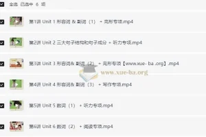小学英语小升初六年级英语培训班（春·全国版·小学总复习）