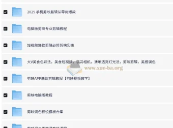 剪映系列资源合集：模板、教程与软件一站式获取